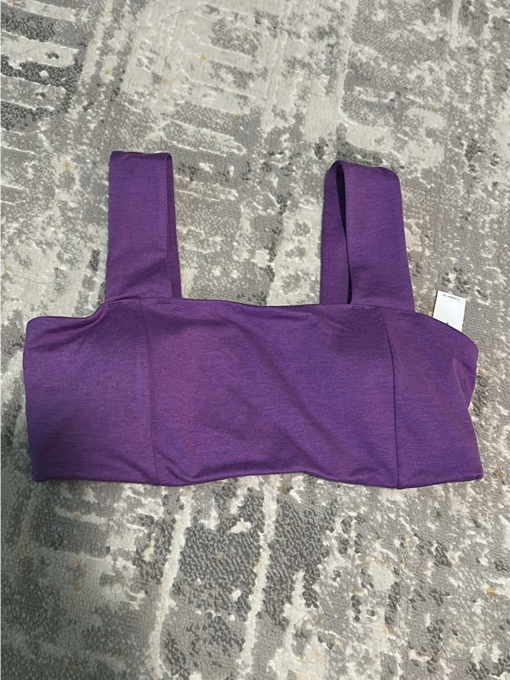 Old Navy Purple Crop Bandeau Bralette with Wide Straps
